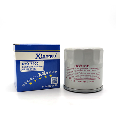 FXO 7400 OEM Factory High Quality Durable Oil Filter For NISSAN TENNA Car Oil Filter 15208-65F00 69mm*69mm*73mm